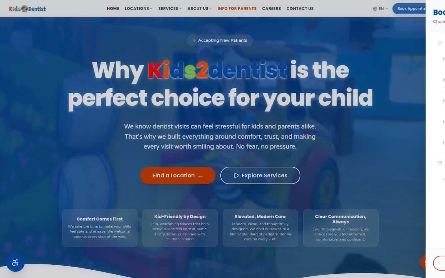 Branding agency of record · Kids2Dentist