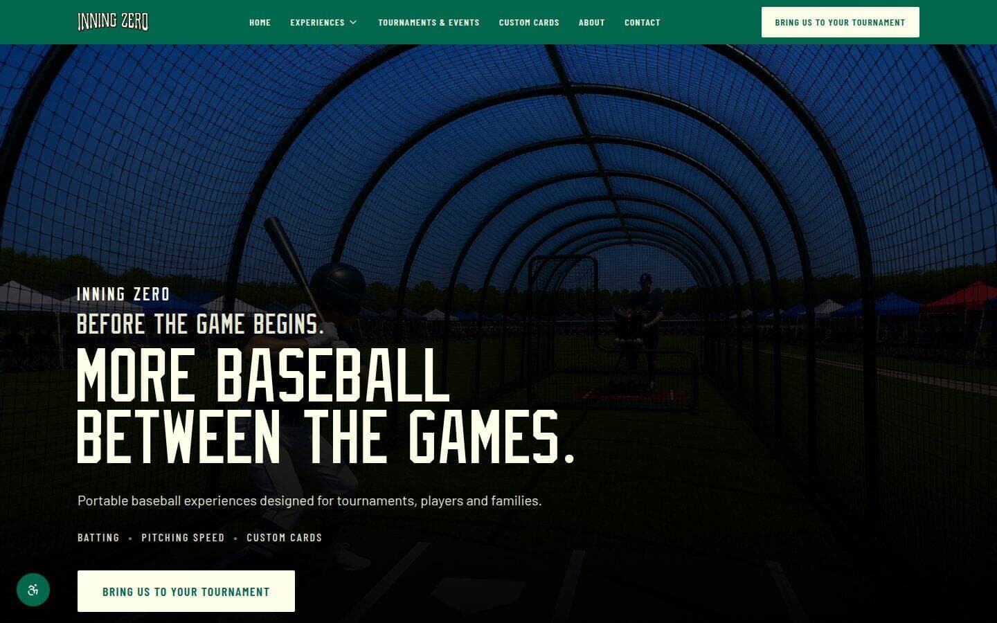 El béisbol que llega al torneo en un camión · Inning Zero